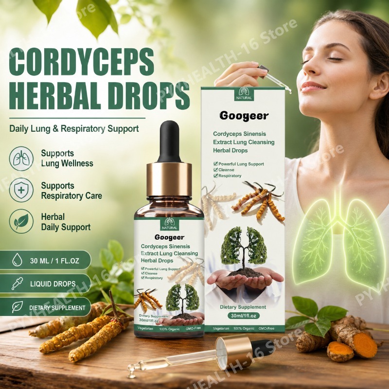 Herbal Wellness Formula - Gouttes Herbales de Cordyceps Sinensis avec