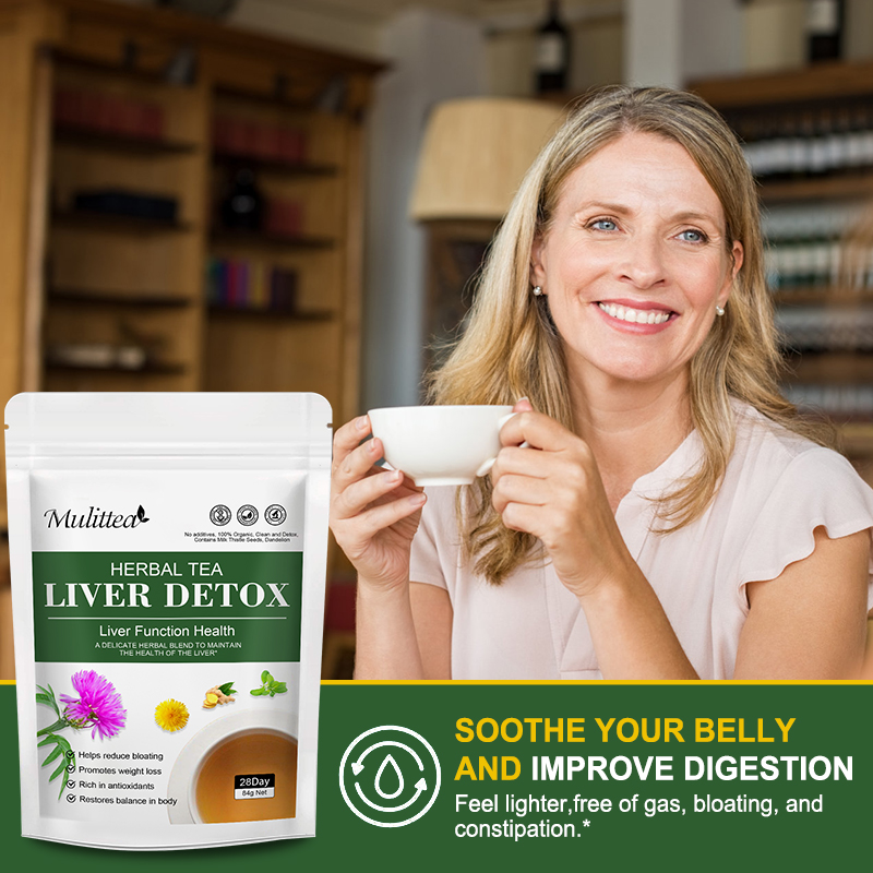 Thé détox du foie Mulittea ave - Dandelion Detox Tea avis et prix