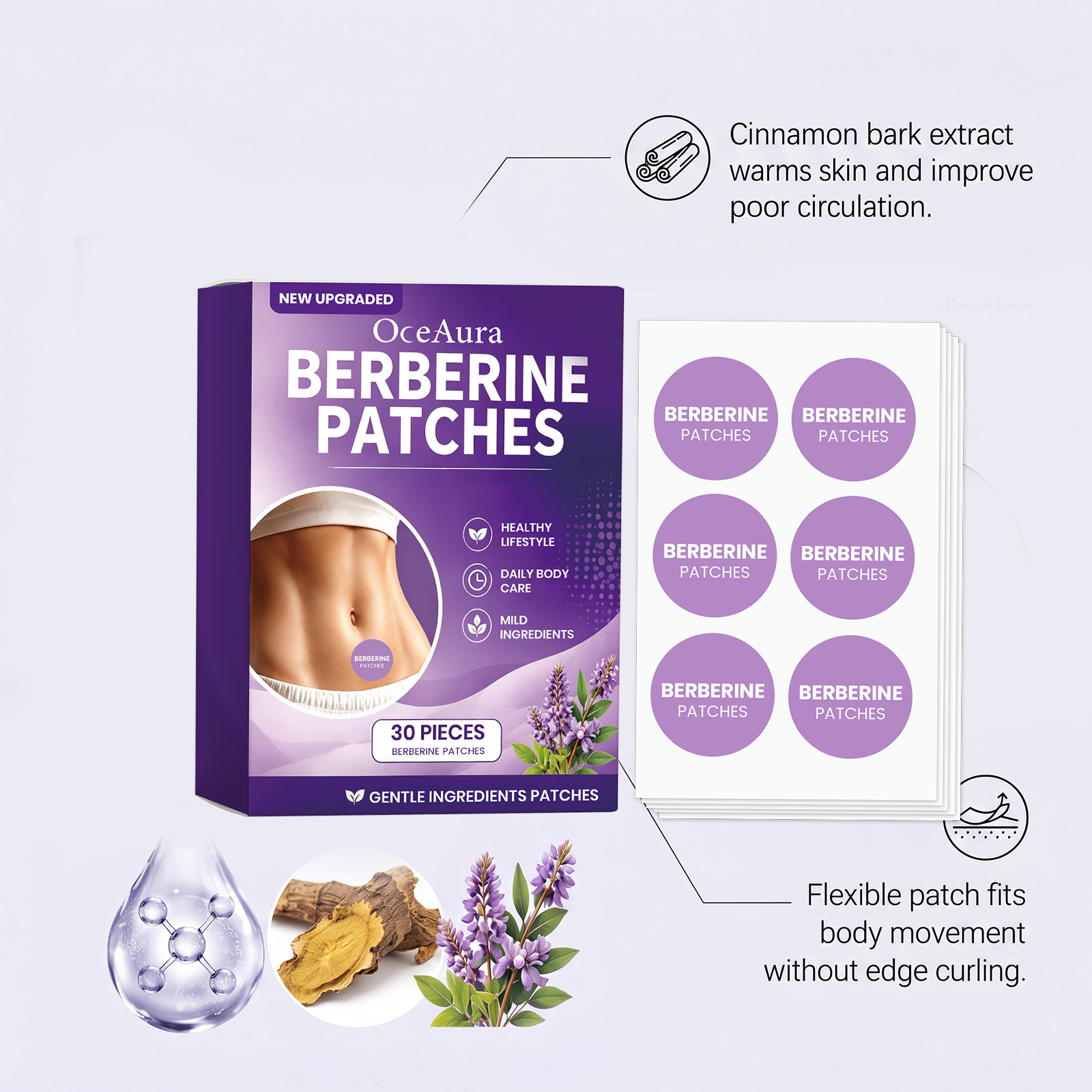Patchs de Soin à la Berbérine  - Herbal Wellness Formula avis et prix