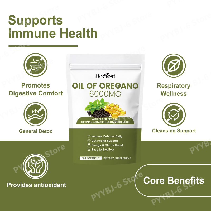 Gélules d'huile d'origan avec  - Herbal Wellness Formula avis et prix