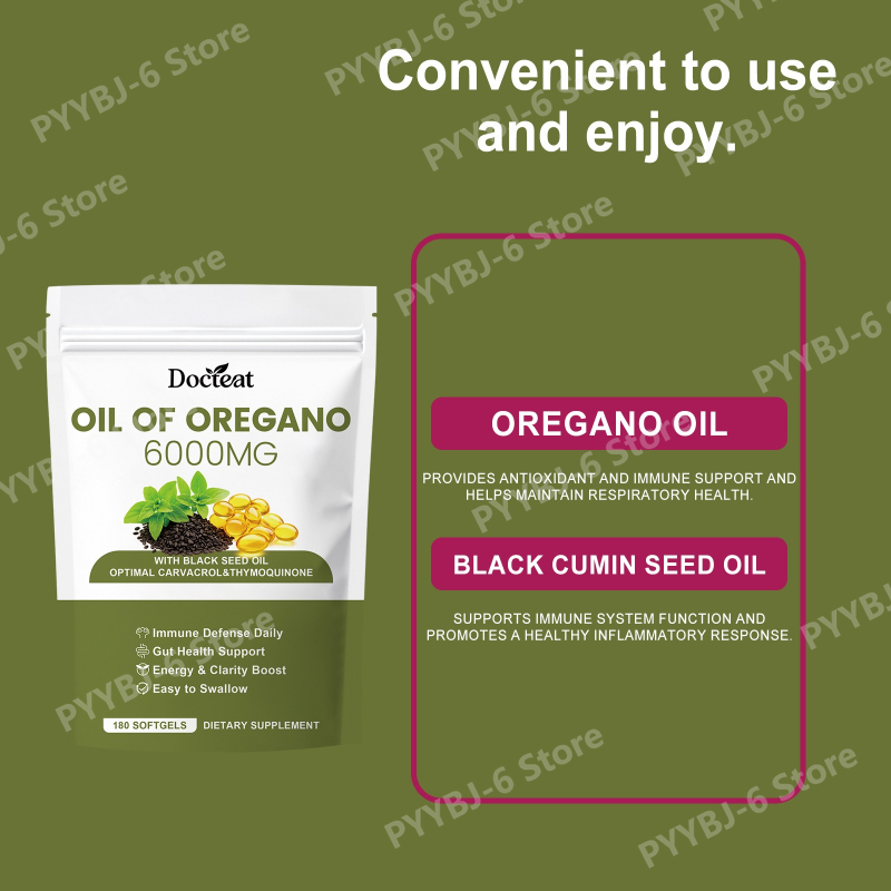 Gélules d'huile d'origan avec  - Herbal Wellness Formula avis et prix
