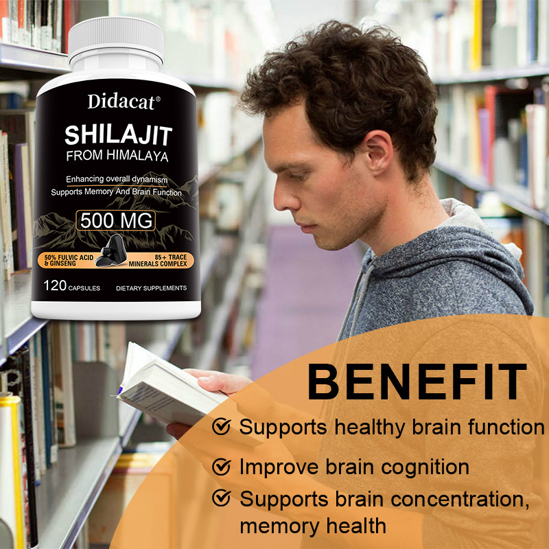 Capsules de Shilajit et de Gin - Herbal Wellness Formula avis et prix